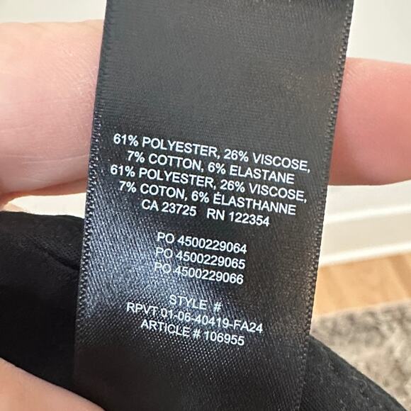 Babaton Aritzia Women’s Black Dress Pants with Stretch Size 10 - Picture 4 of 4